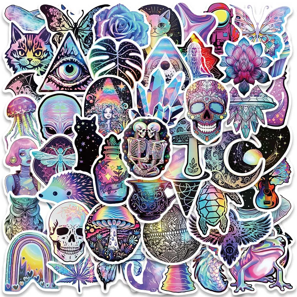 50 PACK STICKERS - PSYCHADELIC