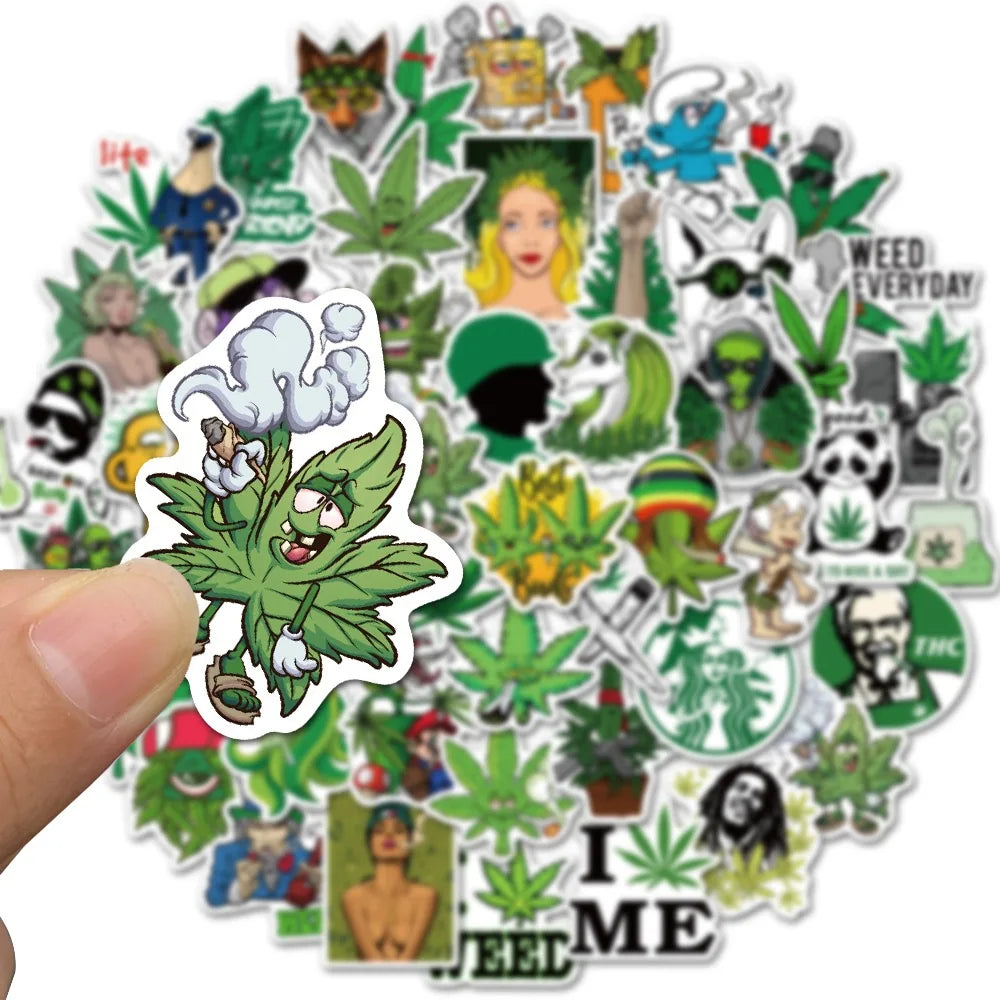 50 PACK STICKERS - GANJA