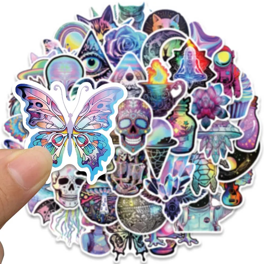 50 PACK STICKERS - PSYCHADELIC